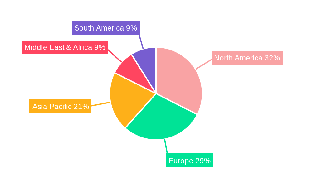 Erythropoietin (EPO) Market Share by Region - Global Geographic Distribution