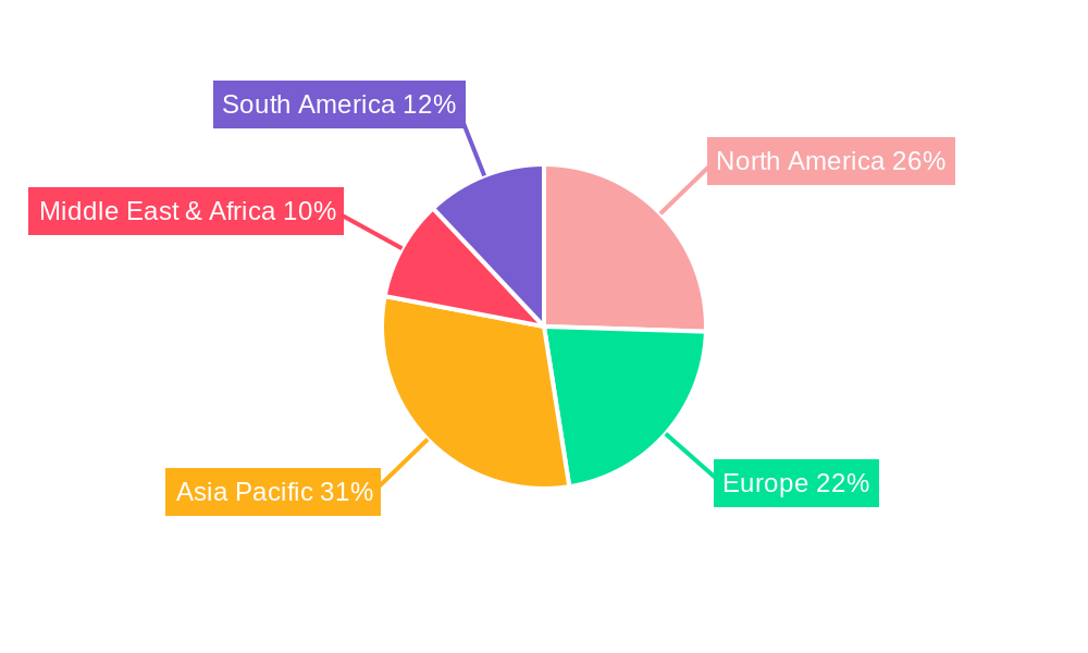 Salad Crocks Market Share by Region - Global Geographic Distribution