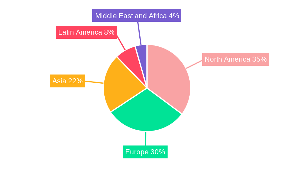 Smart Plug Market Market Share by Region - Global Geographic Distribution