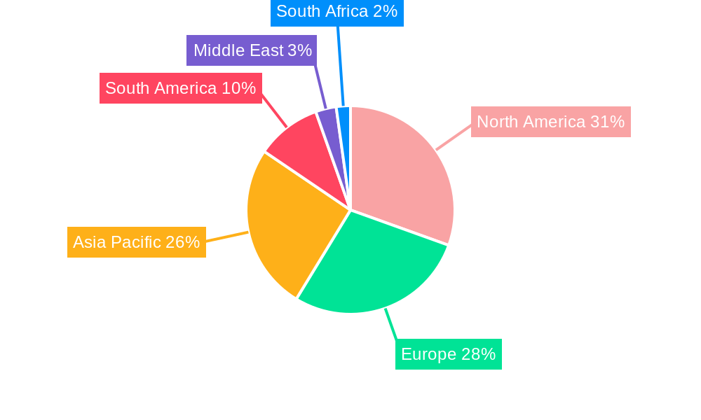 Beta-Glucan Market Market Share by Region - Global Geographic Distribution