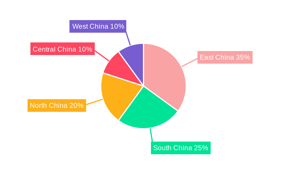 China Metal Fabrication Equipment Market Market Share by Region - Global Geographic Distribution