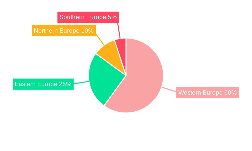 Europe Aluminium Composite Panel Market Market Share by Region - Global Geographic Distribution