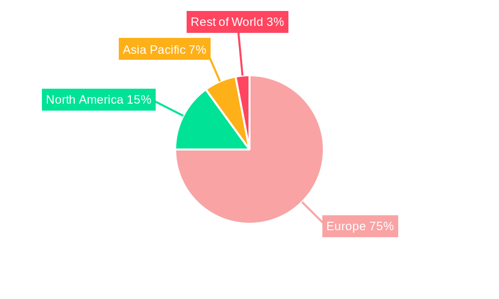 Europe Nuclear Reactor Decommissioning Market Market Share by Region - Global Geographic Distribution