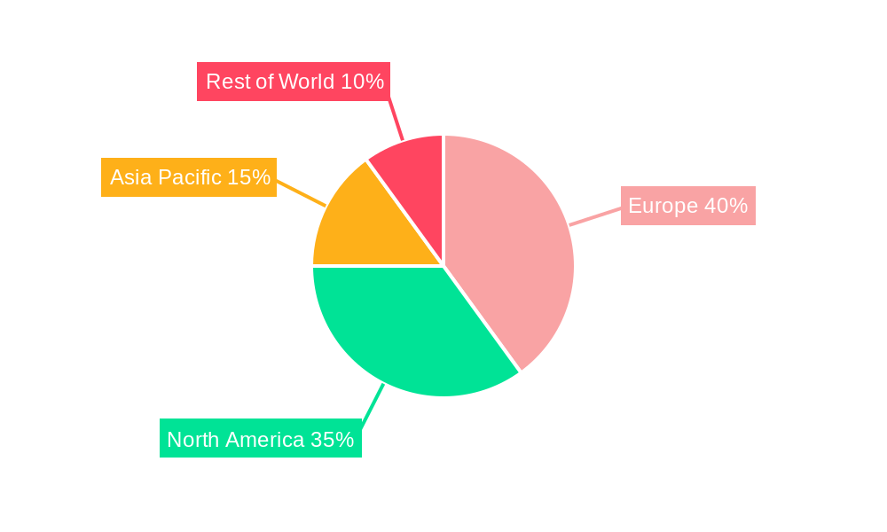 Europe Pharmaceutical Plastic Packaging Market Market Share by Region - Global Geographic Distribution