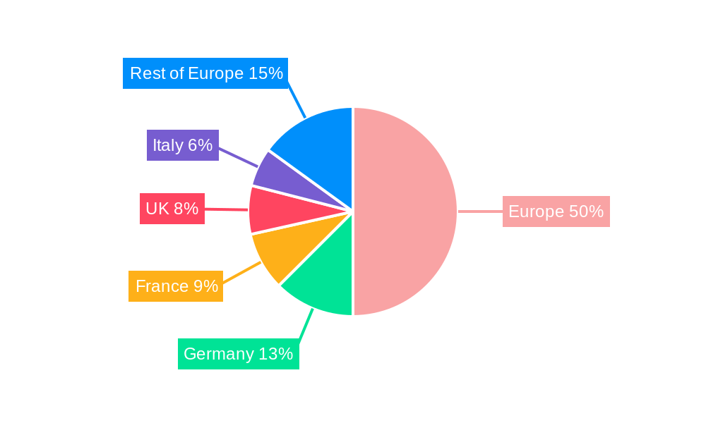 Europe Pharmaceutical Warehousing Market Market Share by Region - Global Geographic Distribution