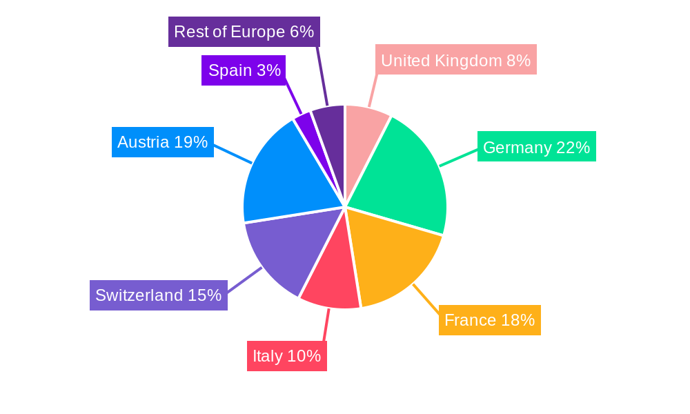 Europe Winter Sports Equipment Industry Market Share by Region - Global Geographic Distribution