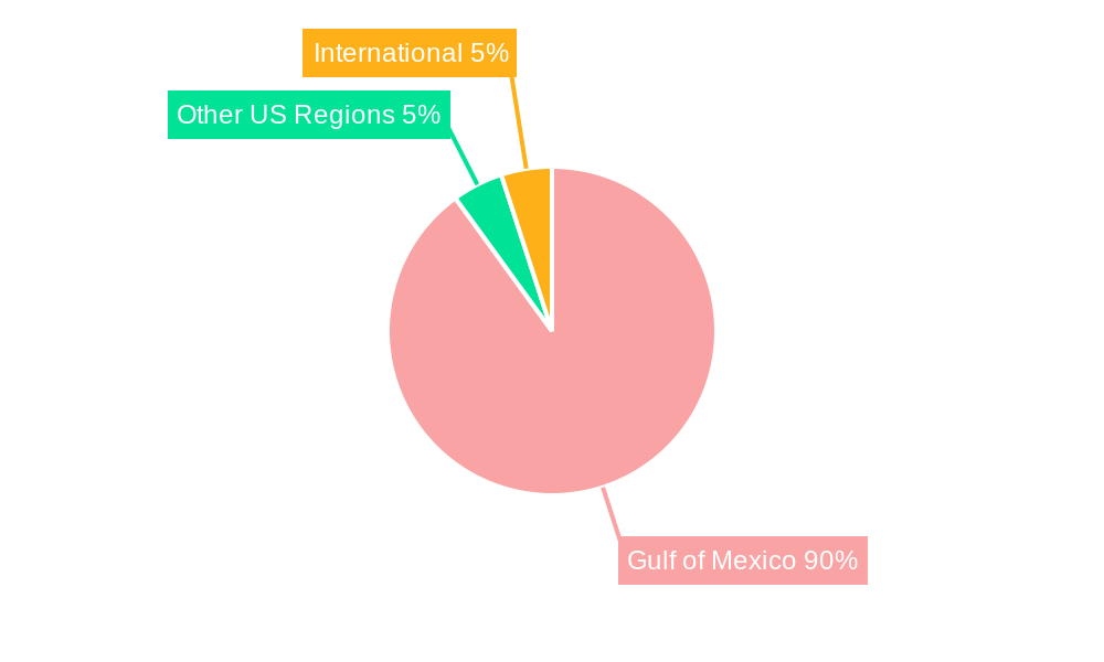 Gulf of Mexico Oil & Gas Decommissioning Market Market Share by Region - Global Geographic Distribution
