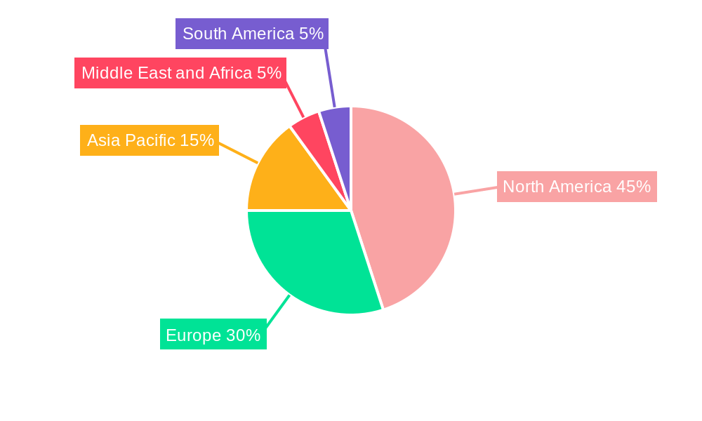 Hospital Asset Tracking And Inventory Management Systems Market Market Share by Region - Global Geographic Distribution