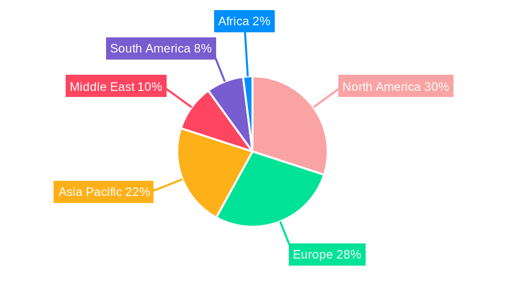 Rapid Influenza Diagnostic Tests Market Market Share by Region - Global Geographic Distribution