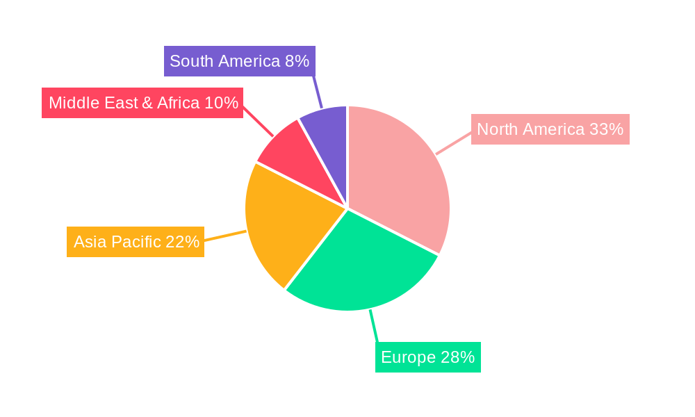 Rib Spreader Market Share by Region - Global Geographic Distribution
