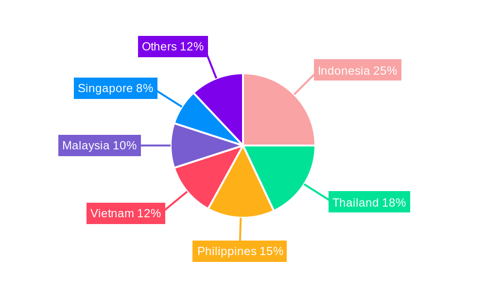 Southeast Asia Repair and Rehabilitation Market Market Share by Region - Global Geographic Distribution