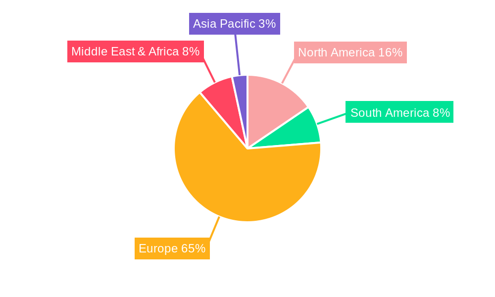 UK Offshore Oil And Gas Decommissioning Market Market Share by Region - Global Geographic Distribution