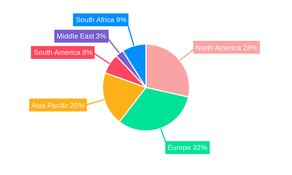 Baobab Ingredient Market Market Share by Region - Global Geographic Distribution