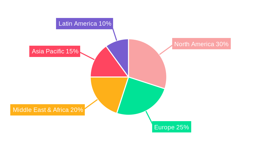 Concentrating Solar Power Tower Market Share by Region - Global Geographic Distribution