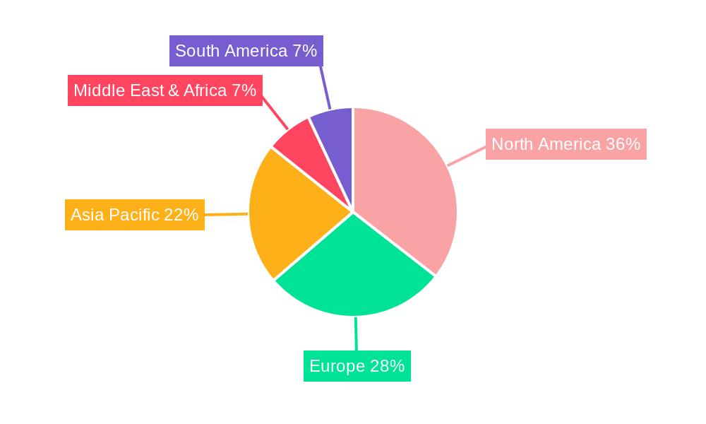Cutting Electrosurgical Pen Market Share by Region - Global Geographic Distribution