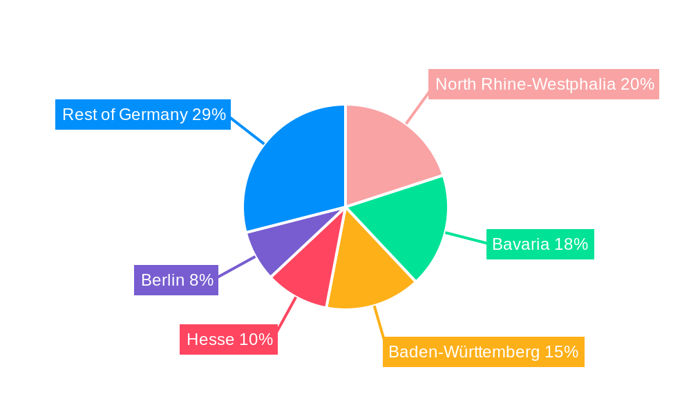 E-Brokerage Market in Germany Market Share by Region - Global Geographic Distribution