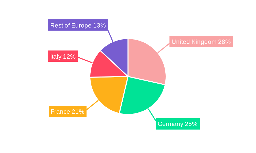 Europe Digital Forensics Market Market Share by Region - Global Geographic Distribution