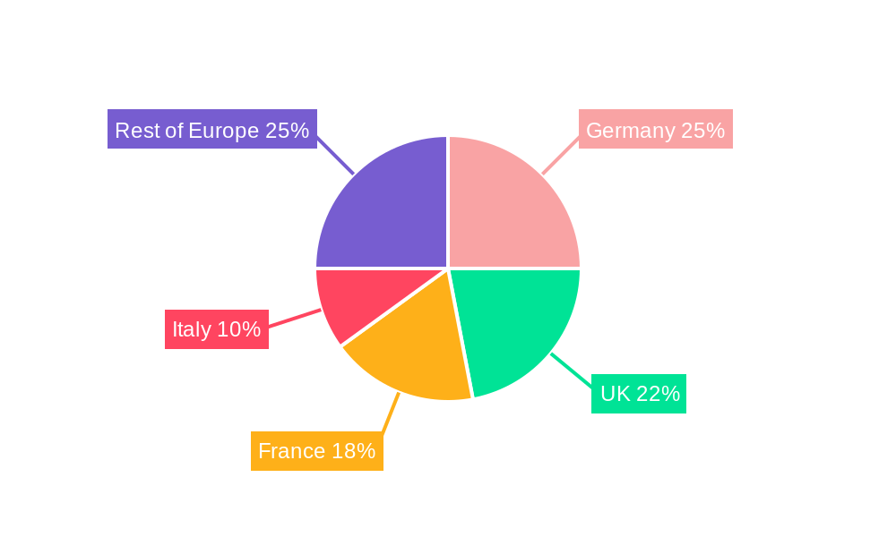 Europe NDT Equipment Services Industry Market Share by Region - Global Geographic Distribution