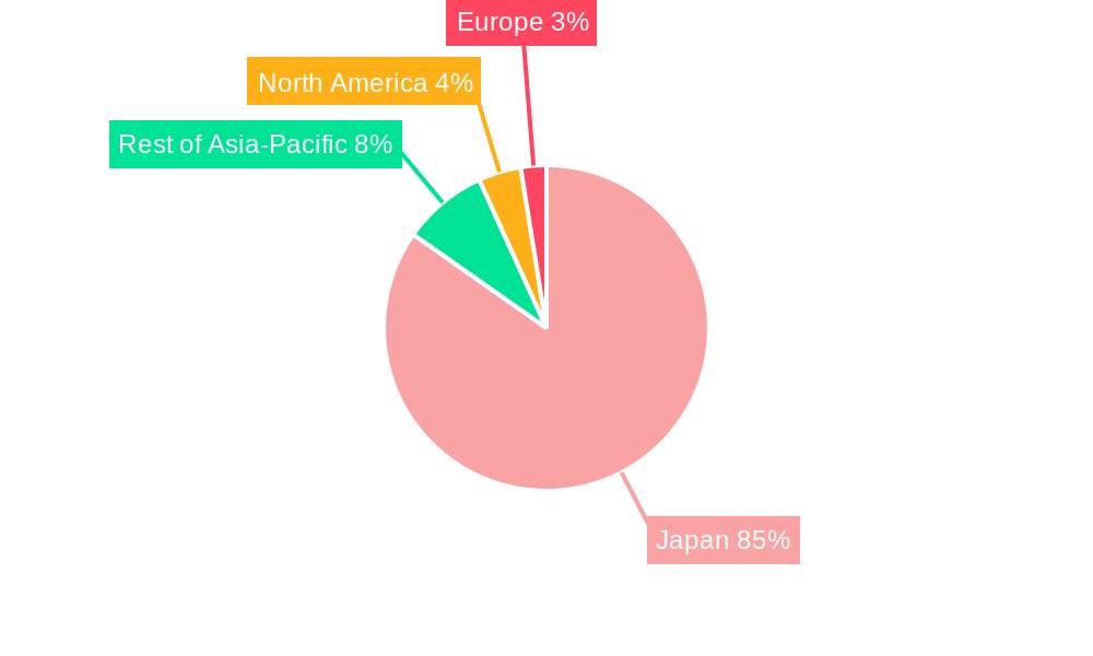 Japan Beauty Industry Market Share by Region - Global Geographic Distribution
