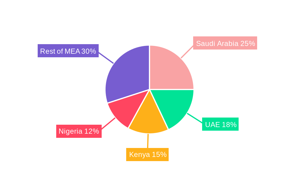 Middle East and Africa Real Time Payments Market Market Share by Region - Global Geographic Distribution