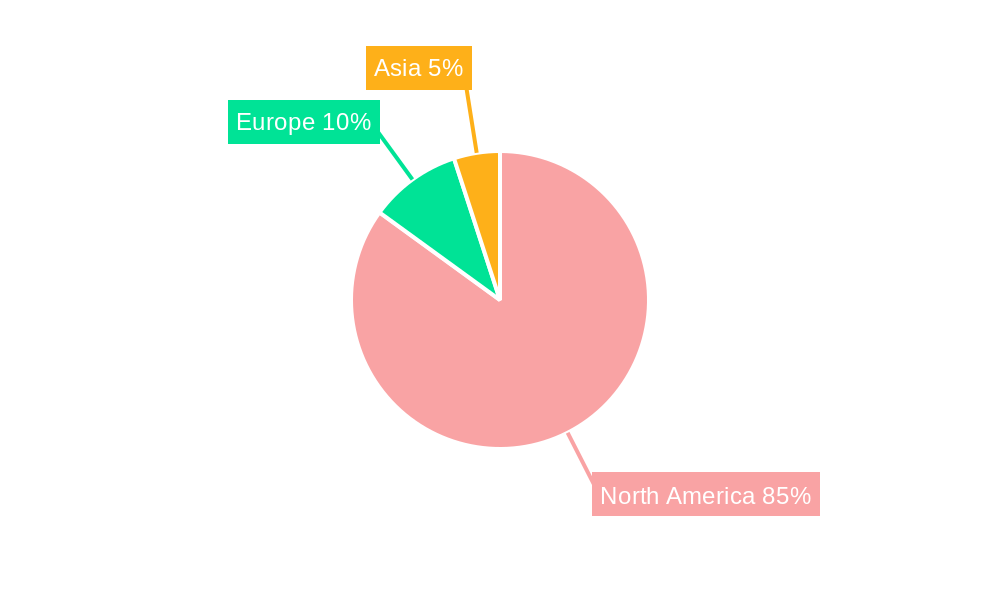 North America Home Furnishing Market Market Share by Region - Global Geographic Distribution
