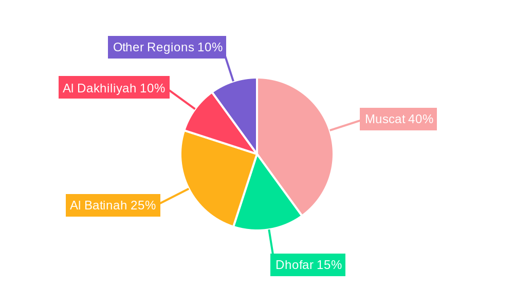 Oman E-commerce Market Market Share by Region - Global Geographic Distribution
