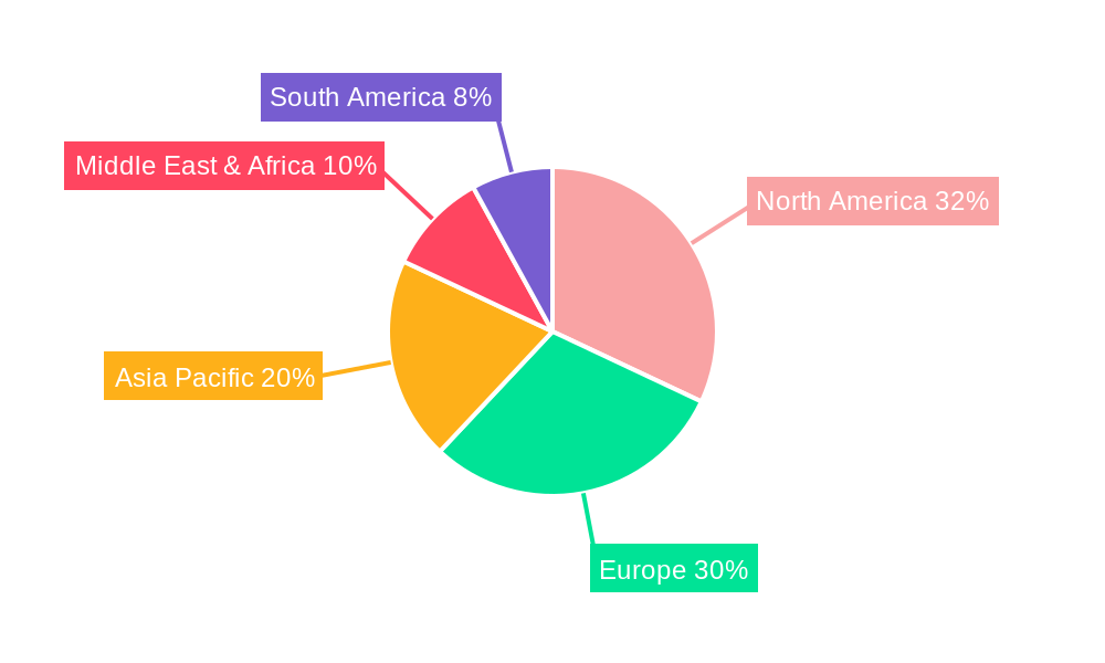 Personnel Tracking System Market Share by Region - Global Geographic Distribution