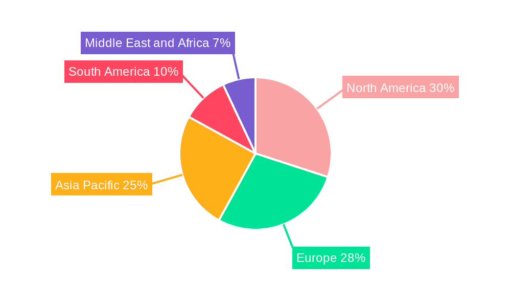 Plant-based Food & Beverages Market Market Share by Region - Global Geographic Distribution