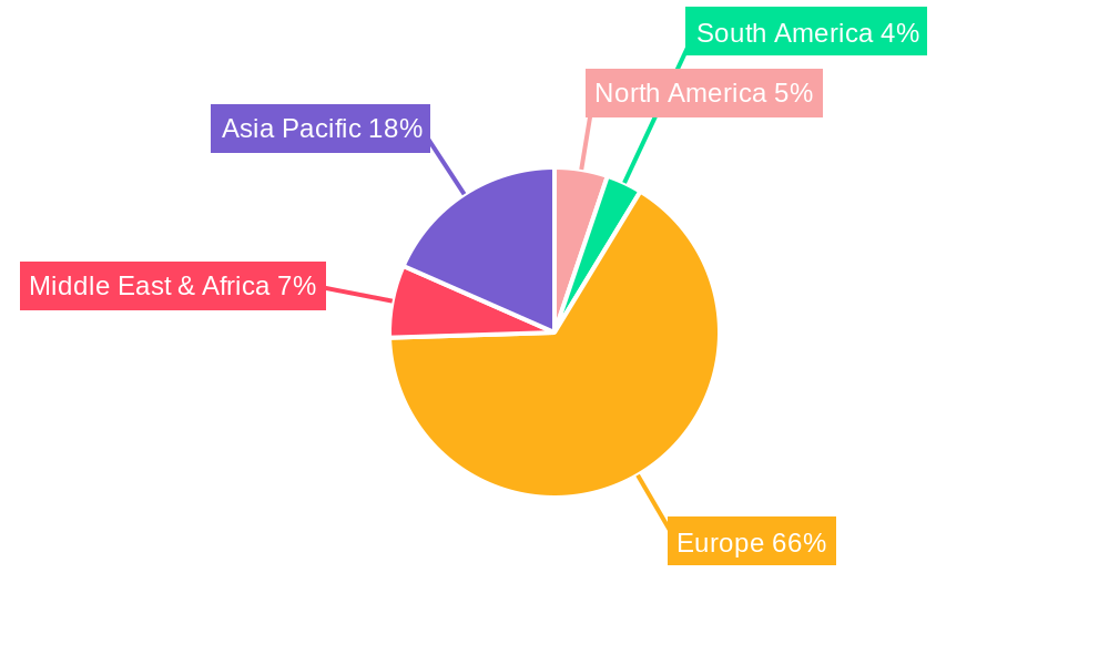 Scandinavia Prefabricated Housing Industry Market Share by Region - Global Geographic Distribution