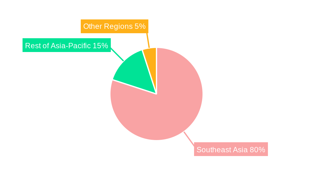Southeast Asia Compressed Natural Gas Dispenser Market Market Share by Region - Global Geographic Distribution