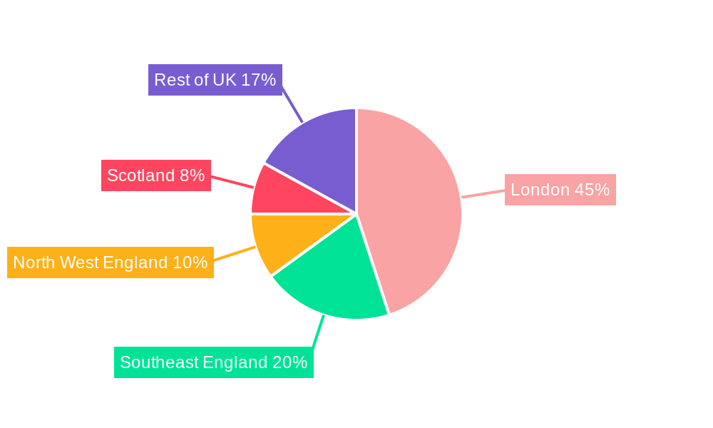 United Kingdom Fintech Market Market Share by Region - Global Geographic Distribution