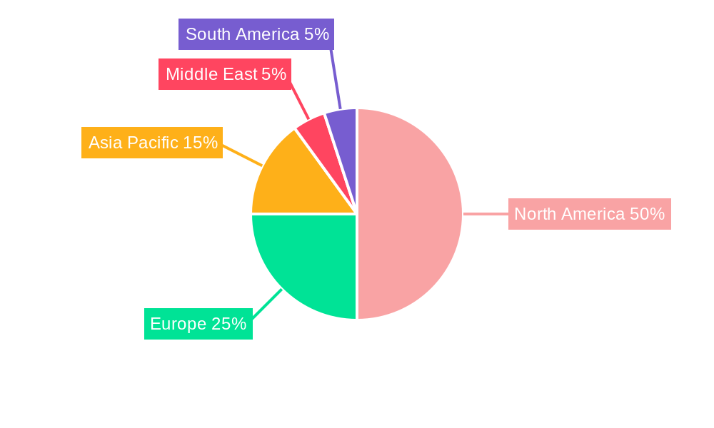 United States 3PL Industry Market Share by Region - Global Geographic Distribution